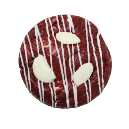 Red velvet filled cookie