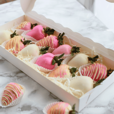Chocolate covered strawberry box
